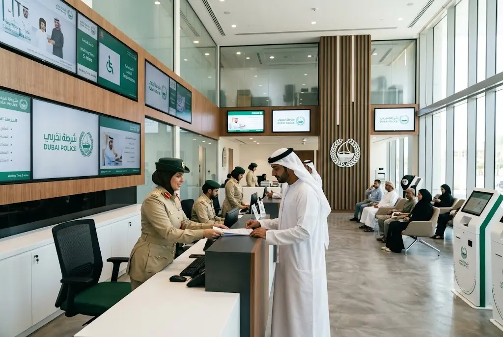 مركز خدمة عملاء شرطة دبي لتقديم خدمات التواصل والاستفسارات الرسمية