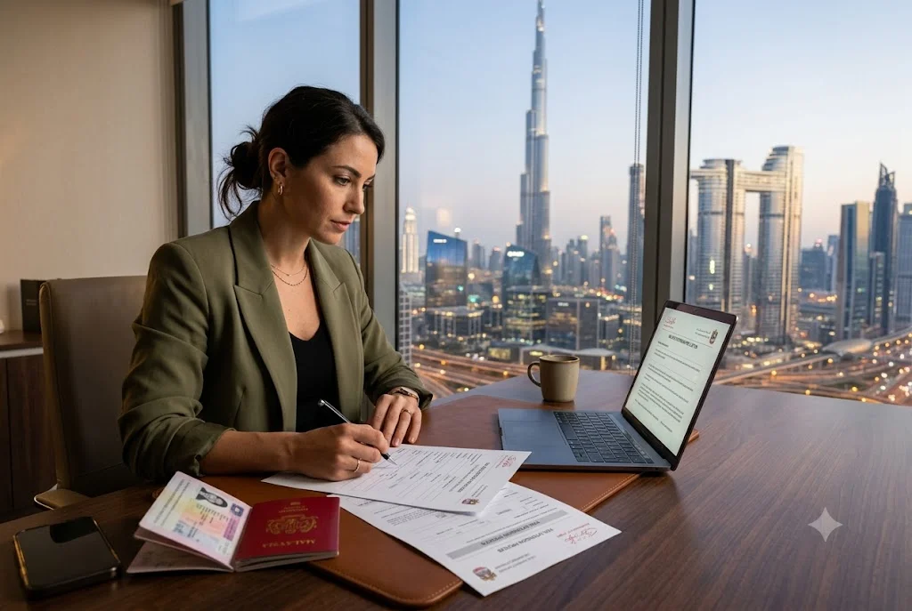 visa extension UAE application process and immigration requirements