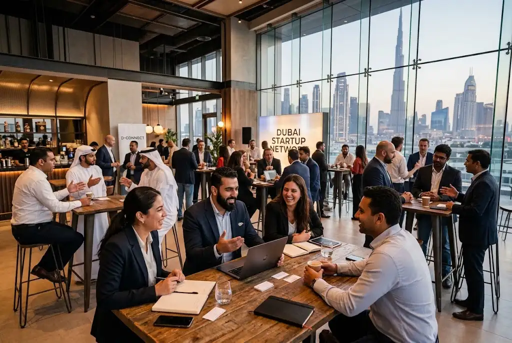 Entrepreneur Meetups in Dubai with startup founders and business professionals networking