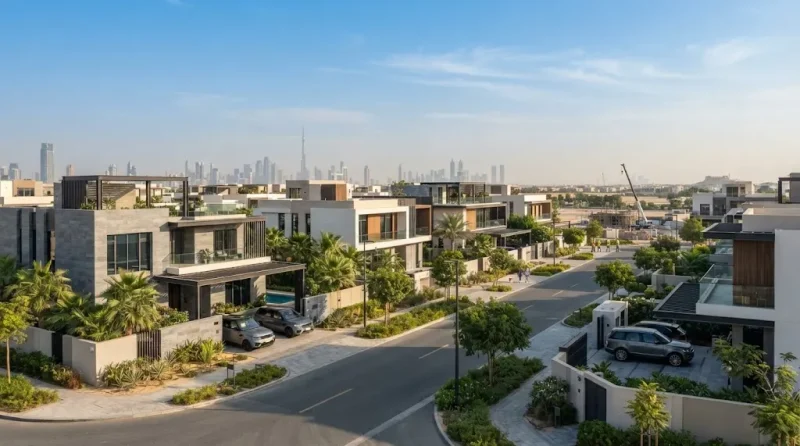 Modern off-plan villas in Dubai residential community