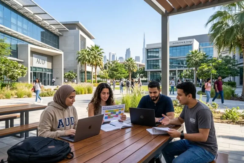 AUD academic calendar helping students organize semesters at the American University in Dubai