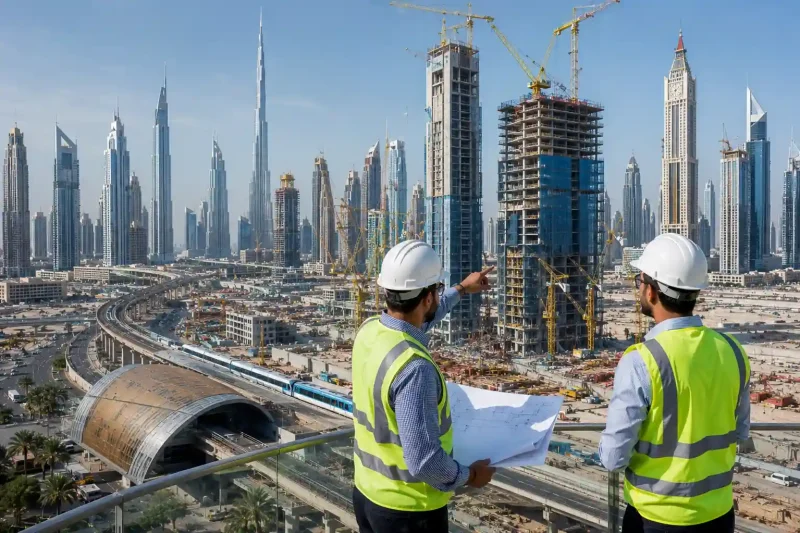 Modern Dubai construction market and smart urban development in 2026