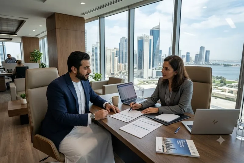 Entrepreneur applying for a Sharjah mainland business license