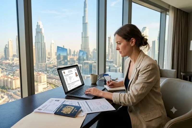 UAE visit visa extension application process and immigration requirements
